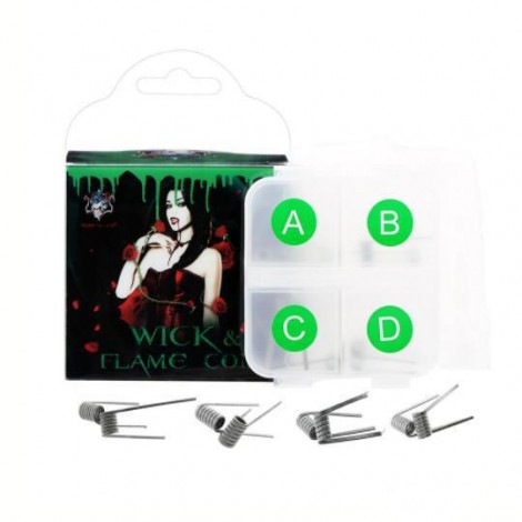 Demon Killer Wick & Flame Ni80 Prebuilt Wire Kit