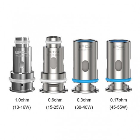 Aspire BP Replacement Coil for BP80 Kit / BP60 Kit / Rhea X Kit / Huracan Mini Tank (5pcs/pack)