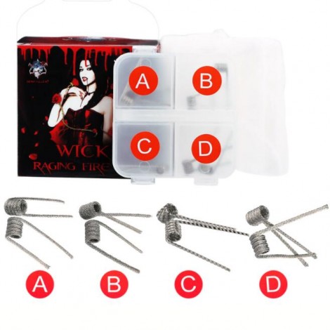 Demon Killer Wick & Raging Fire Ni80 Prebuilt Wire Kit